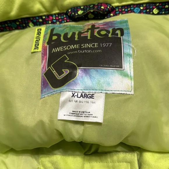 Kids burton snow pants