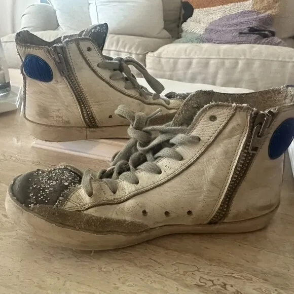 Kid's Golden Goose Francy High-Top Sneakers - Size 31