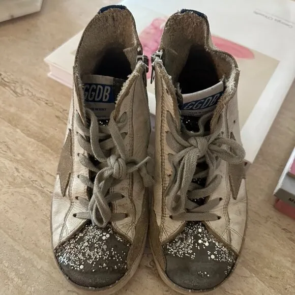 Kid's Golden Goose Francy High-Top Sneakers - Size 31