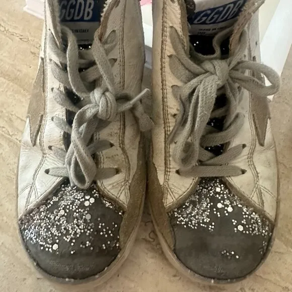 Kid's Golden Goose Francy High-Top Sneakers - Size 31