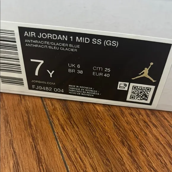 Kids Jordan High-Top Sneakers - Teal and Black