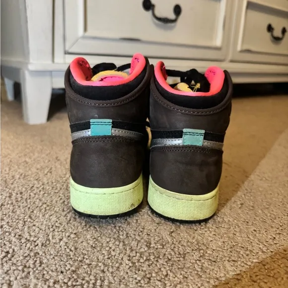 Kids Multicolor High-Top Jordan Sneakers