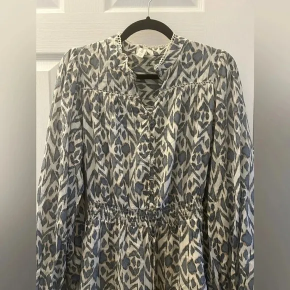 KIVARIAmina Printed Cotton Mini Dress