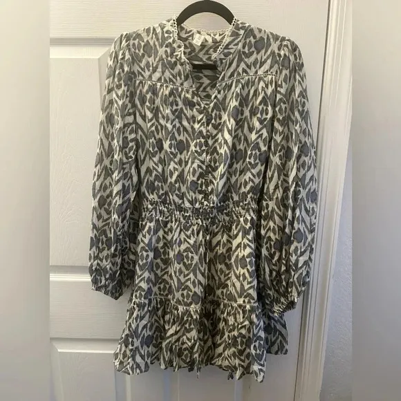 KIVARIAmina Printed Cotton Mini Dress