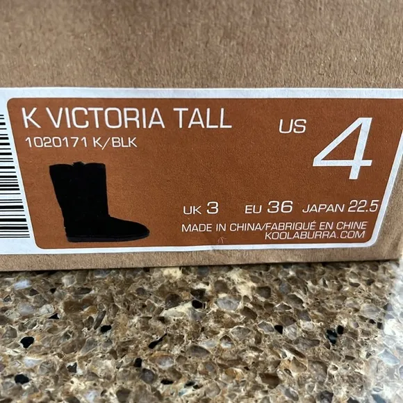 Koolaburra BY UGG K VICTORIA TALL  BLACK snow winter boots