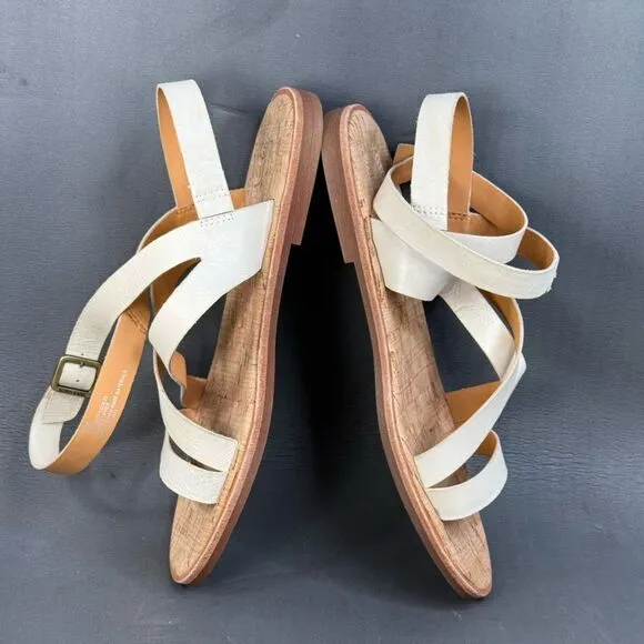 KORK-EASE Women's Bryleigh Flat Sandals shoes size 10