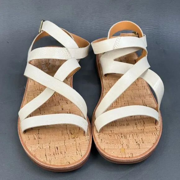 KORK-EASE Women's Bryleigh Flat Sandals shoes size 10