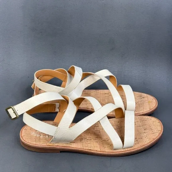 KORK-EASE Women's Bryleigh Flat Sandals shoes size 10