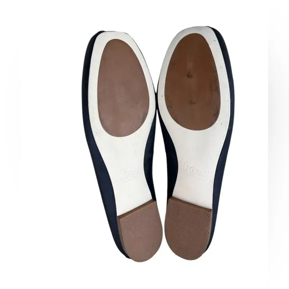 KORKS Pianosa Black Leather Ballet Flats Sz 9