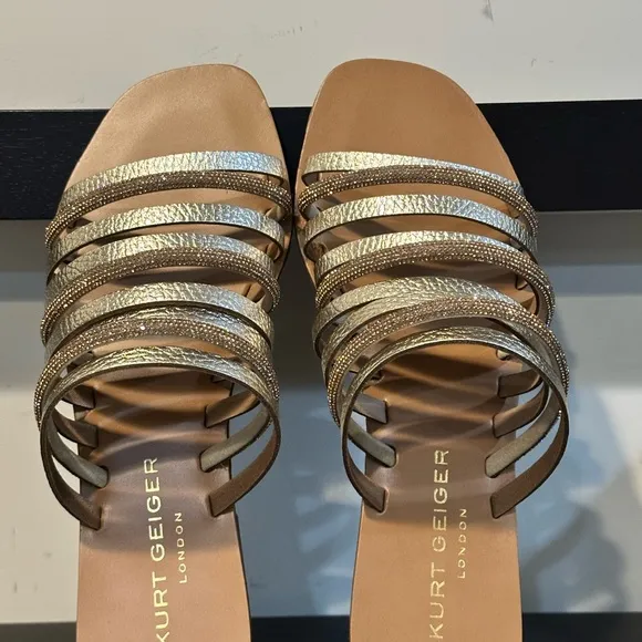 Kurt Geiger Daisy Flat Sandals Size 8