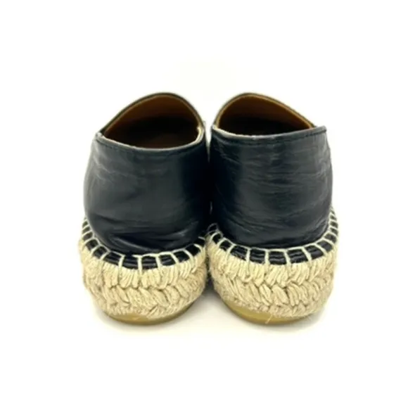 Kurt Geiger Morella Women's Black Leather Espadrilles | 6