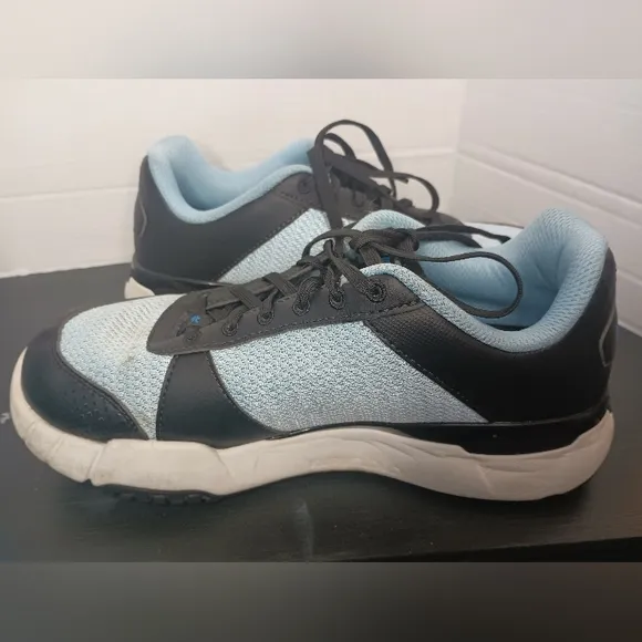 Kuru Quantum 2 Sneakers Misty Blue Women's 9 Wide Chunky Mesh Running