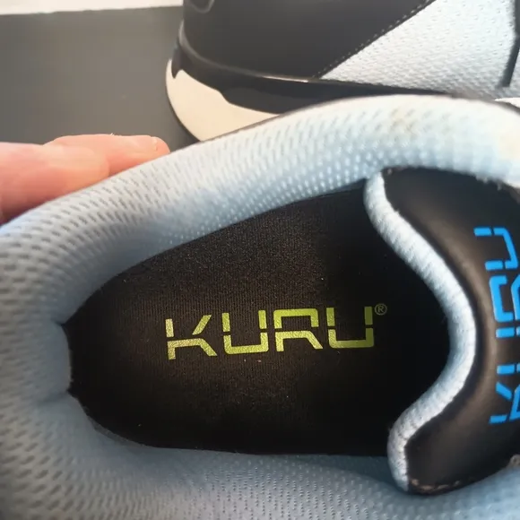 Kuru Quantum 2 Sneakers Misty Blue Women's 9 Wide Chunky Mesh Running