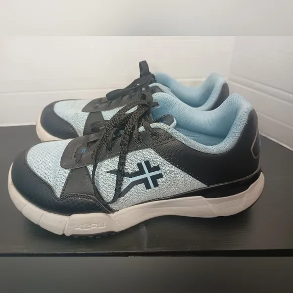 Kuru Quantum 2 Sneakers Misty Blue Women's 9 Wide Chunky Mesh Running