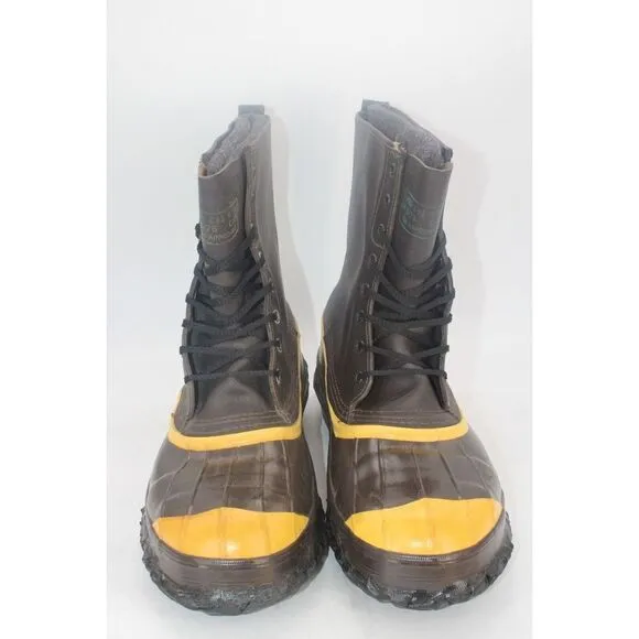 LaCrosse Leather Insulated Winter Boots Men's 15 Steel Toe Shank Removable Liner