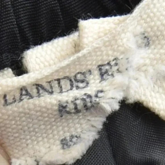 Land's End Kids Squall Waterproof Insulated Iron Knee Snow Pants Black Size 7