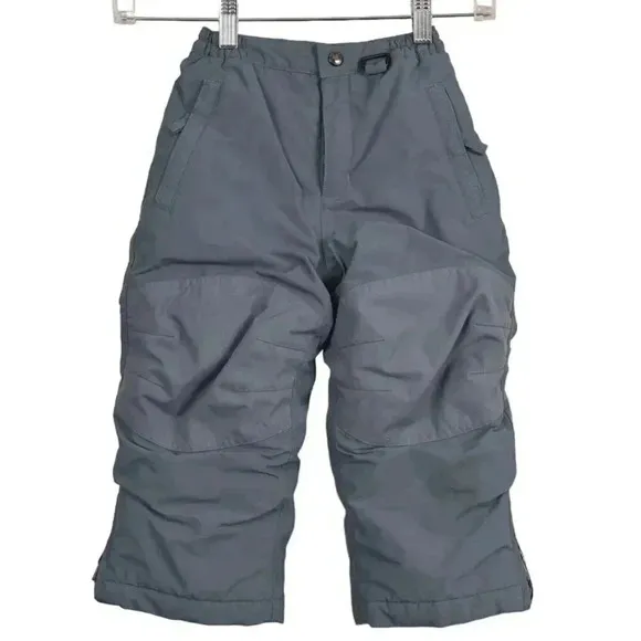 Land's End Winter Ski Squall Snow Pants Waterproof Insulated Gray Size 3T