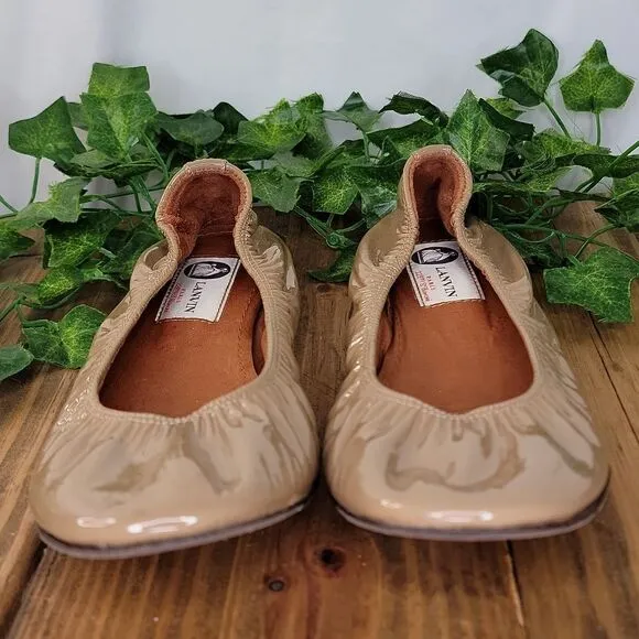 Lanvin. Paris. Leather Ballet Flats. Size 7. EUC