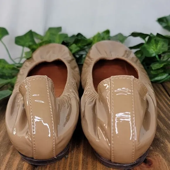 Lanvin. Paris. Leather Ballet Flats. Size 7. EUC
