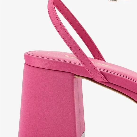 Larroude Women's Pink Strappy Sandals NIB
