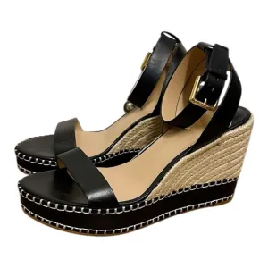 LAUREN RALPH LAUREN Wedge Platform Open Toes Sandals Espadrilles