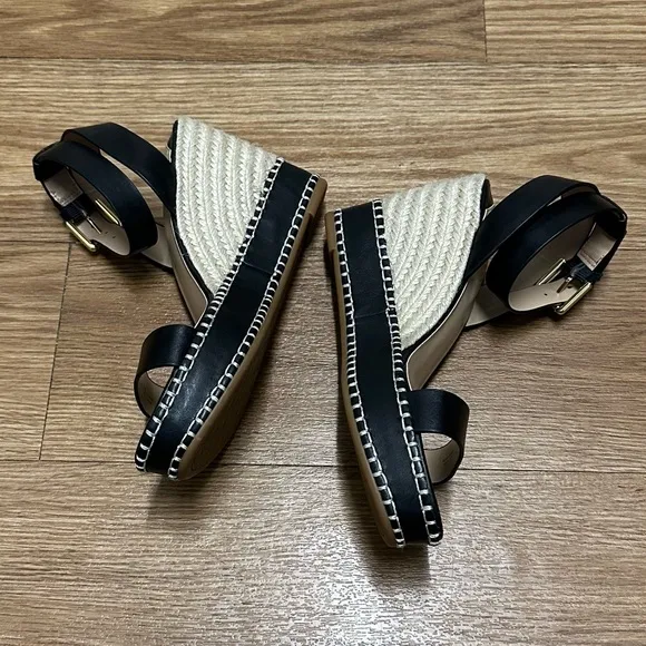 LAUREN RALPH LAUREN Wedge Platform Open Toes Sandals Espadrilles