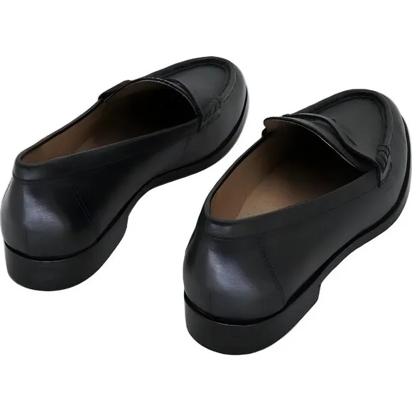 Lauren Ralph Lauren Wynnie Black Loafer Flats Shoes 9M