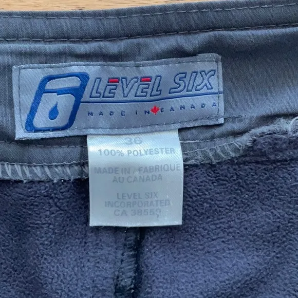 Level six snowboarding pants
