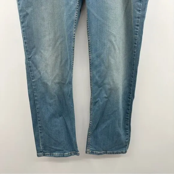 Levi's 514 Straight Light Wash Mid‎ Rise Regular Fit Jeans Sz 40 x 32 NEW