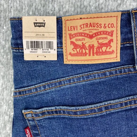 Levi’s Wedgie Straight Leg Womens Jeans – NWT – Size 29x28 – 90s Vibe