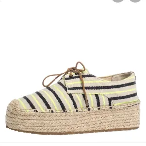 Like new Tory Burch Florence platform espadrilles