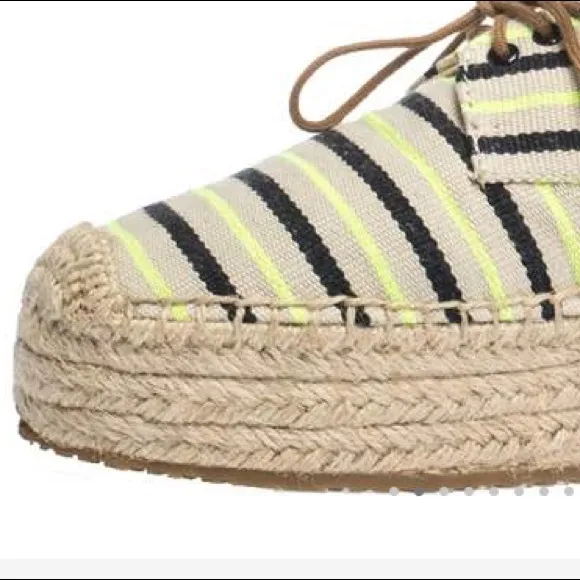Like new Tory Burch Florence platform espadrilles