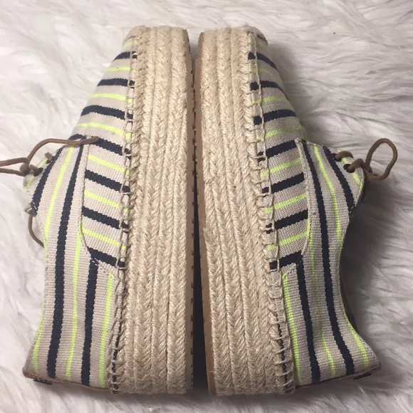 Like new Tory Burch Florence platform espadrilles