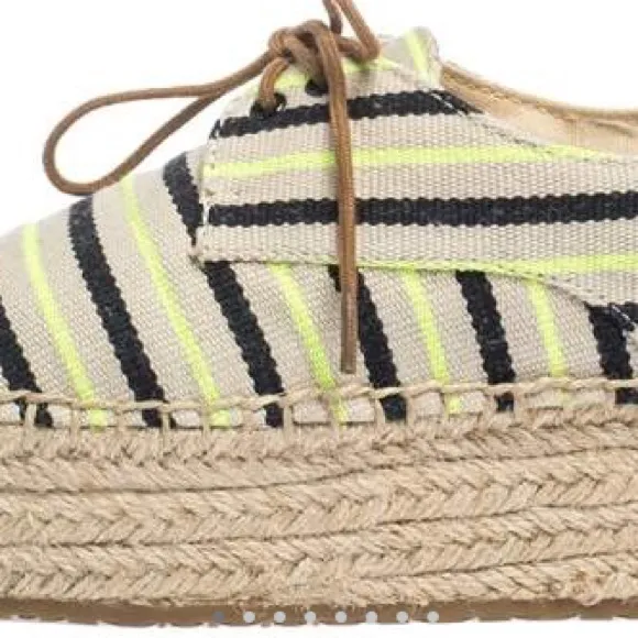 Like new Tory Burch Florence platform espadrilles