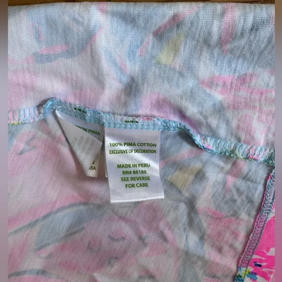 Lilly Pulitzer Cody Dress SZ S Blue Ibiza Gimme The Juice
