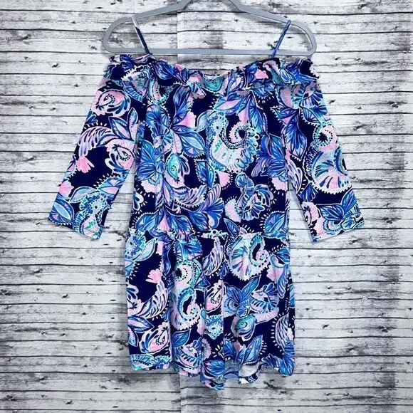 Lilly Pulitzer Margaret Romper Holy Flockamolie