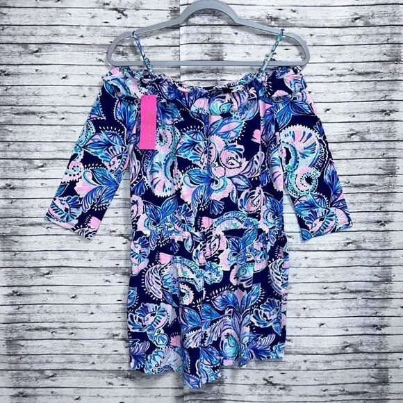 Lilly Pulitzer Margaret Romper Holy Flockamolie