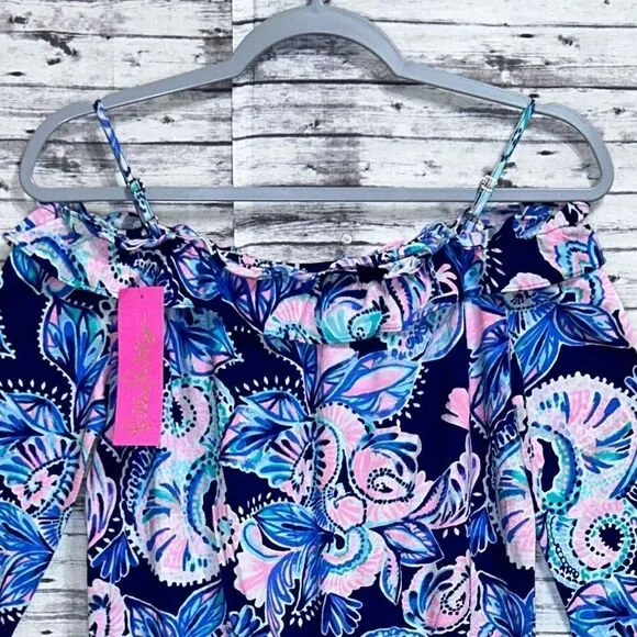 Lilly Pulitzer Margaret Romper Holy Flockamolie