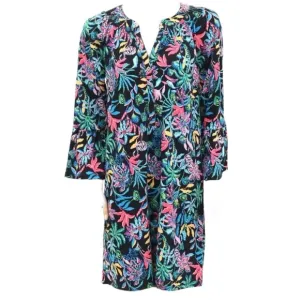 Lilly Pulitzer Norris 3/4 Sleeve Dress in Onyx Paradise Glow - Size XS NWT