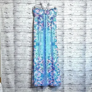 Lilly Pulitzer Viv Maxi Dress Hidden Treasure Engineered