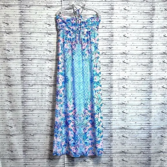 Lilly Pulitzer Viv Maxi Dress Hidden Treasure Engineered