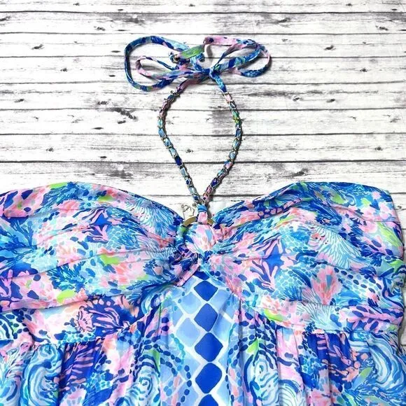 Lilly Pulitzer Viv Maxi Dress Hidden Treasure Engineered