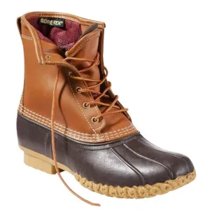 L.L. Bean Mens 8&quot; Gore-Tex Bean Boots US 10 Brown Leather WP Insulated NWOB