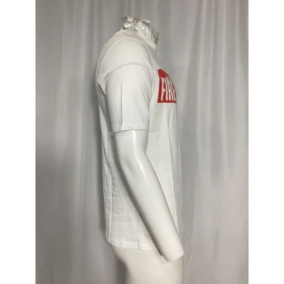 Loewe Fire of Youth T-Shirt in White Cotton