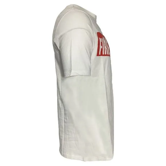 Loewe Fire of Youth T-Shirt in White Cotton