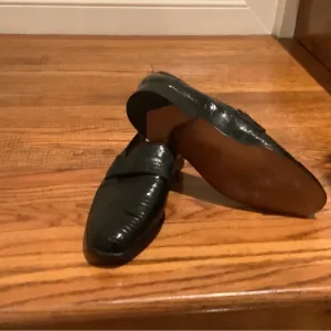 LOPEZ TAIBO MEN LIZARD LEATHER LOAFERS DRESS SHOES