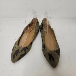 Lucky Brand Bylando Camo Print Pointed Toe Ballet Flats Size 7M