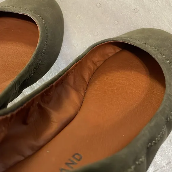 Lucky Brand green ballet flats