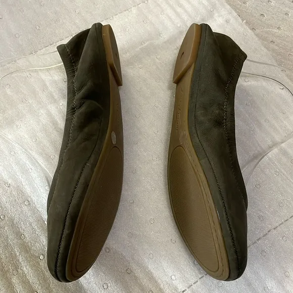 Lucky Brand green ballet flats
