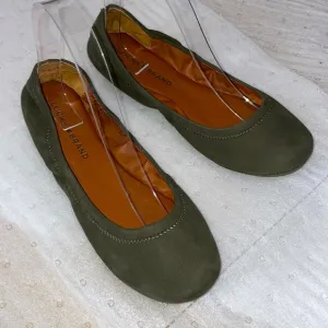Lucky Brand green ballet flats
